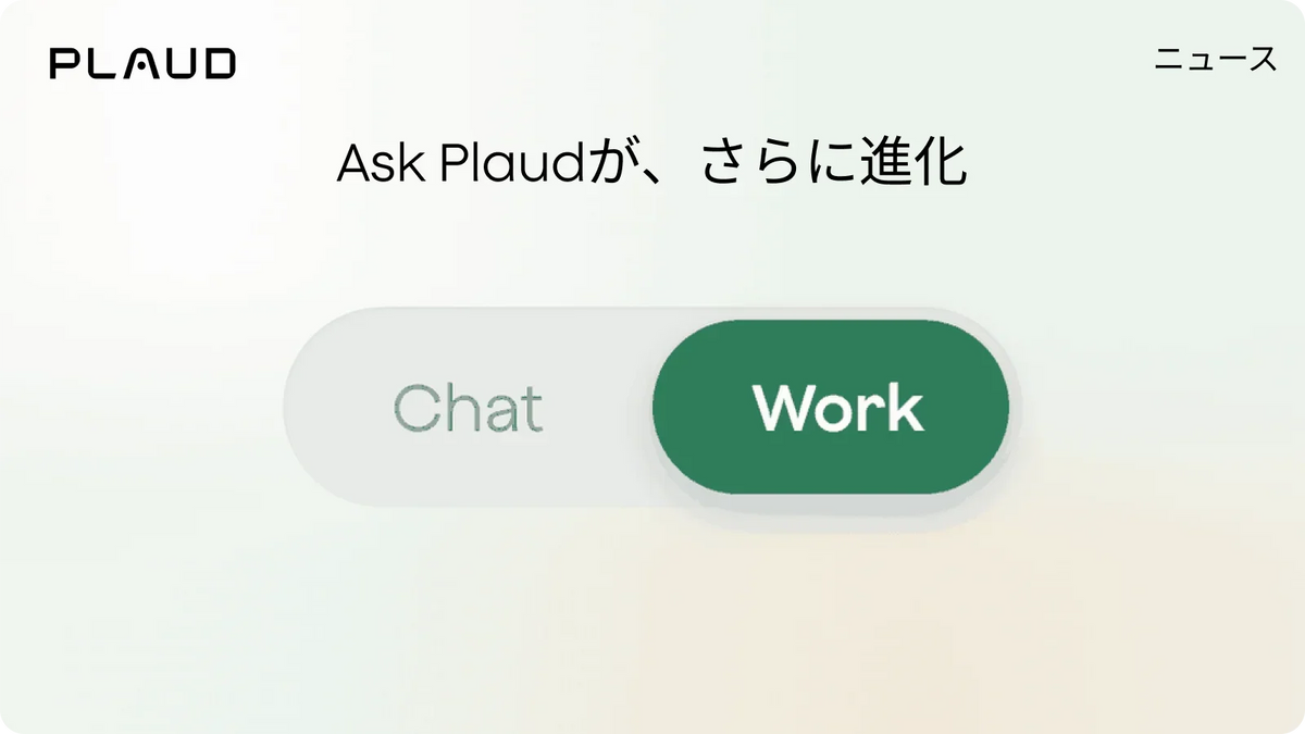 Ask Plaudが、さらに進化
