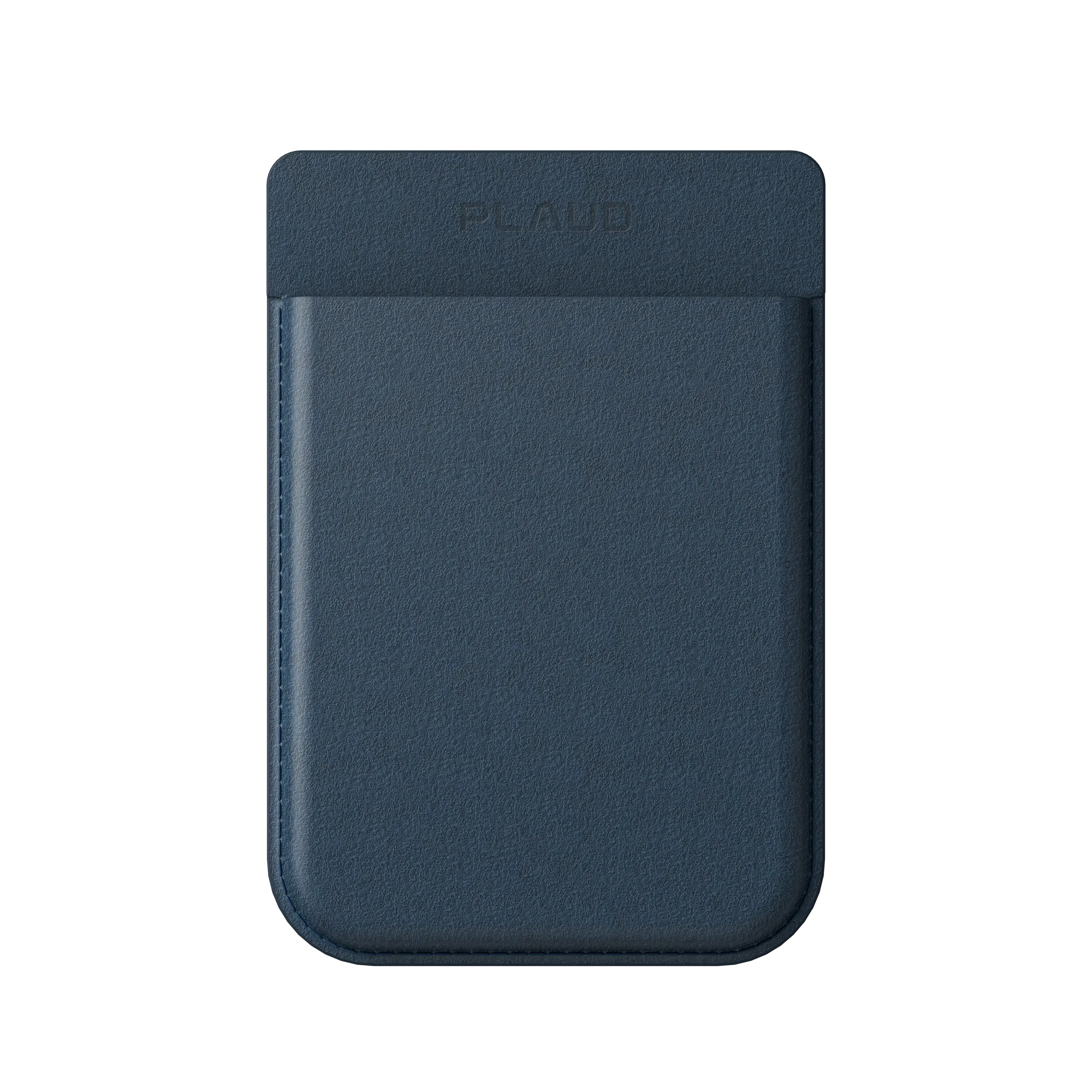 ネイビーブルーのPlaud Note専用レザーケース。