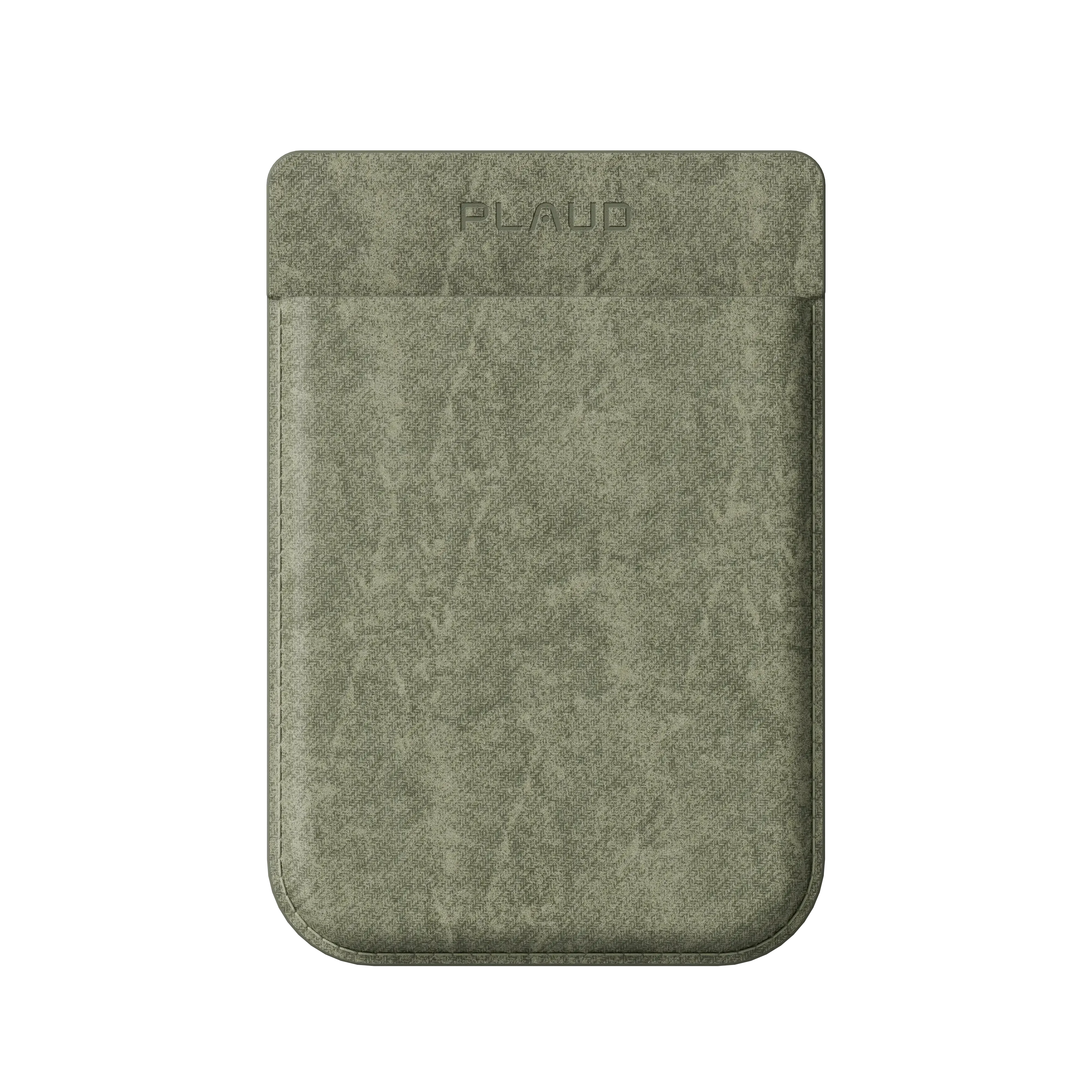 Plaud Note専用のオリーブグリーン色マグネットケース。