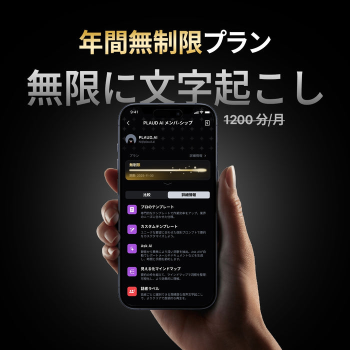 年間無制限プラン